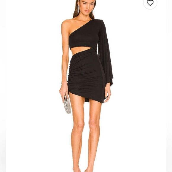 Michael Costello x REVOLVE Alessia Cut Out Dress in Black.Size XS - Picture 1 of 11